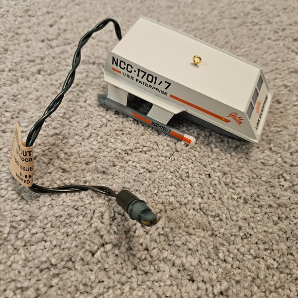 Hallmark 1992 Star Trek Shuttlecraft Galileo Ornament Light Works‎ No Sound - Picture 6 of 14